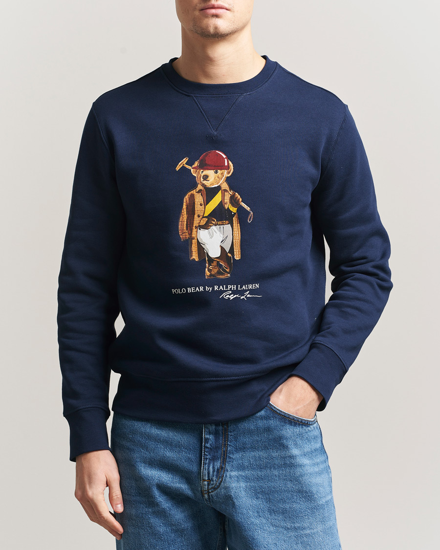 Hombres | Jerséis y prendas de punto | Polo Ralph Lauren | Fleece Bear Sweatshirt Newport Navy
