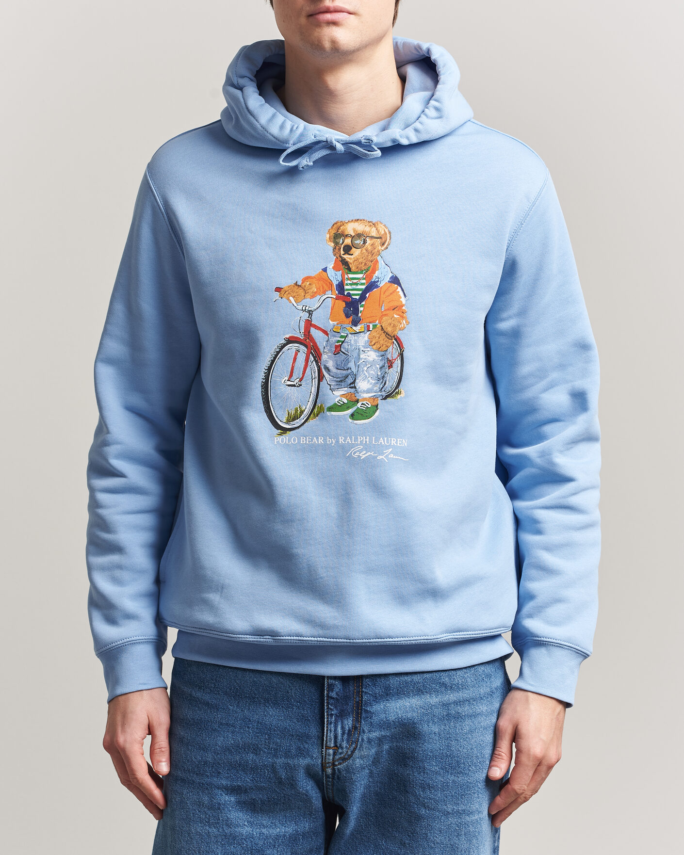 Hombres | Jerséis y prendas de punto | Polo Ralph Lauren | Fleece Bear Hoodie Austin Blue