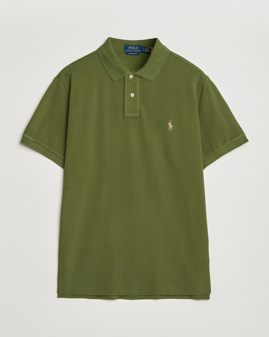 Hombres | Polos | Polo Ralph Lauren | Custom Slim Fit Polo Supply Olive