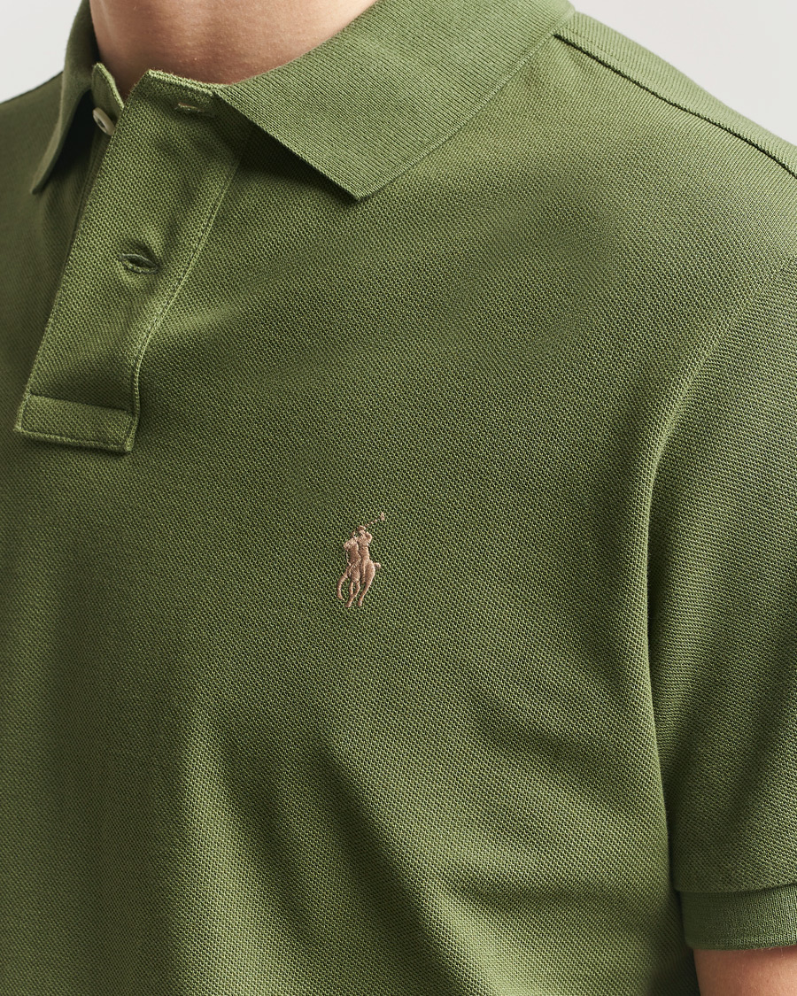 Hombres | Polos | Polo Ralph Lauren | Custom Slim Fit Polo Supply Olive