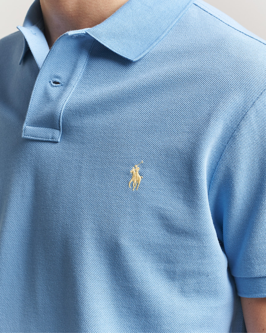 Hombres | Polos | Polo Ralph Lauren | Custom Slim Fit Polo Bristol Blue