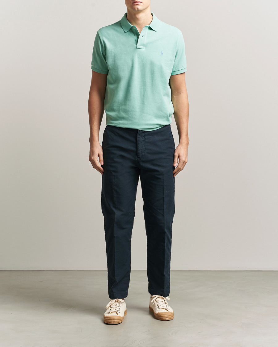 Hombres | Polos | Polo Ralph Lauren | Custom Slim Fit Polo Celadon