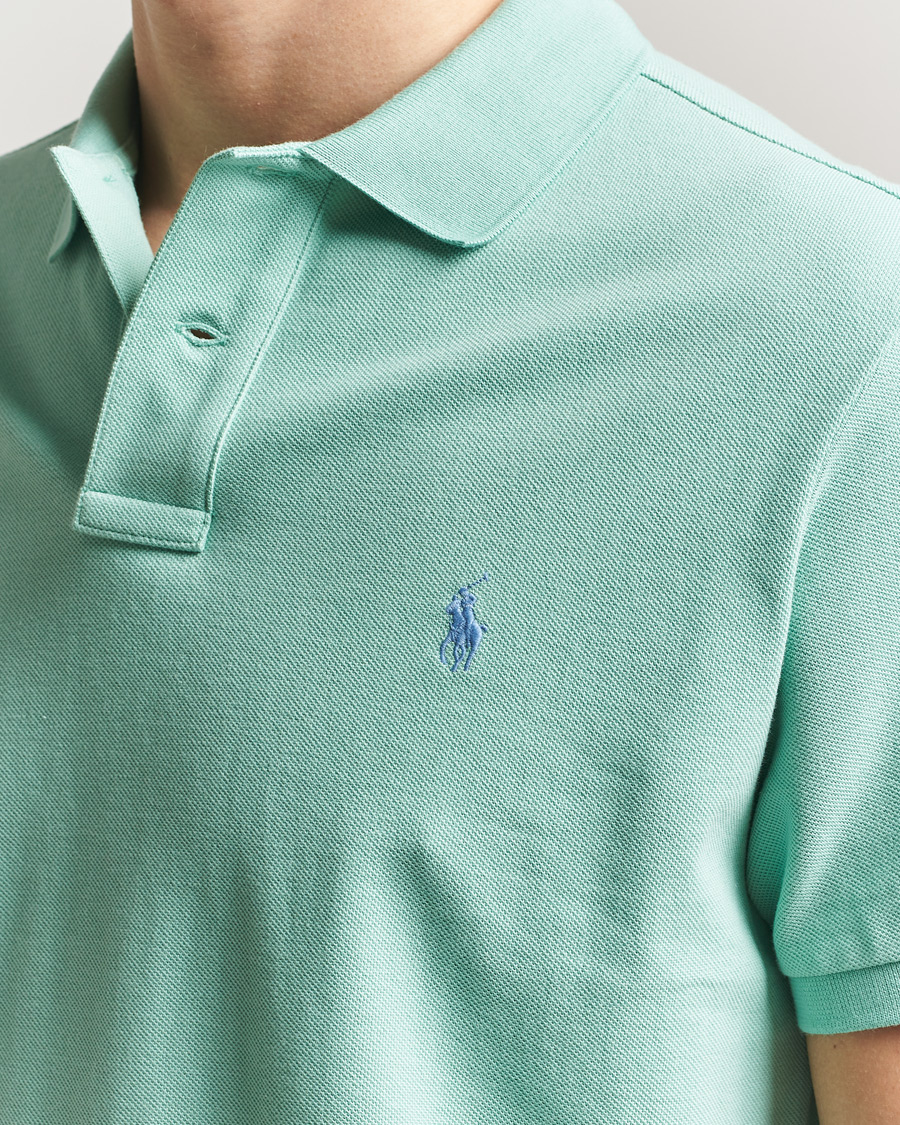 Hombres | Polos | Polo Ralph Lauren | Custom Slim Fit Polo Celadon