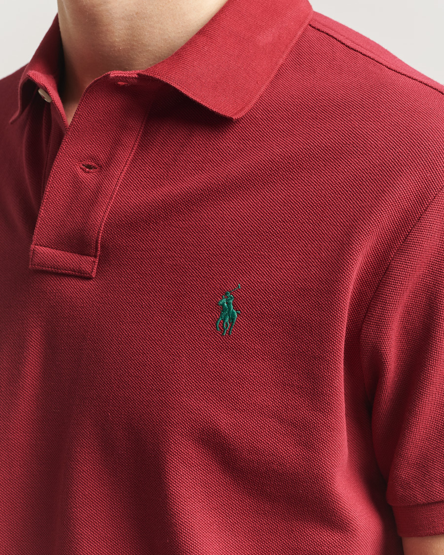 Hombres | Polos | Polo Ralph Lauren | Custom Slim Fit Polo Heritage Red