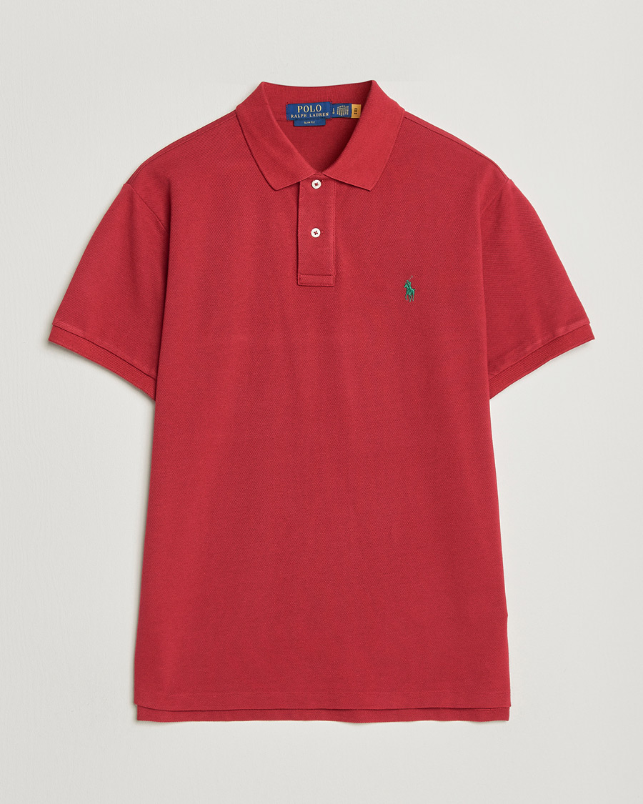 Hombres | Polos | Polo Ralph Lauren | Slim Fit Polo Heritage Red