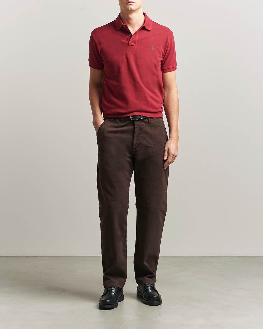 Hombres | Polos | Polo Ralph Lauren | Slim Fit Polo Heritage Red