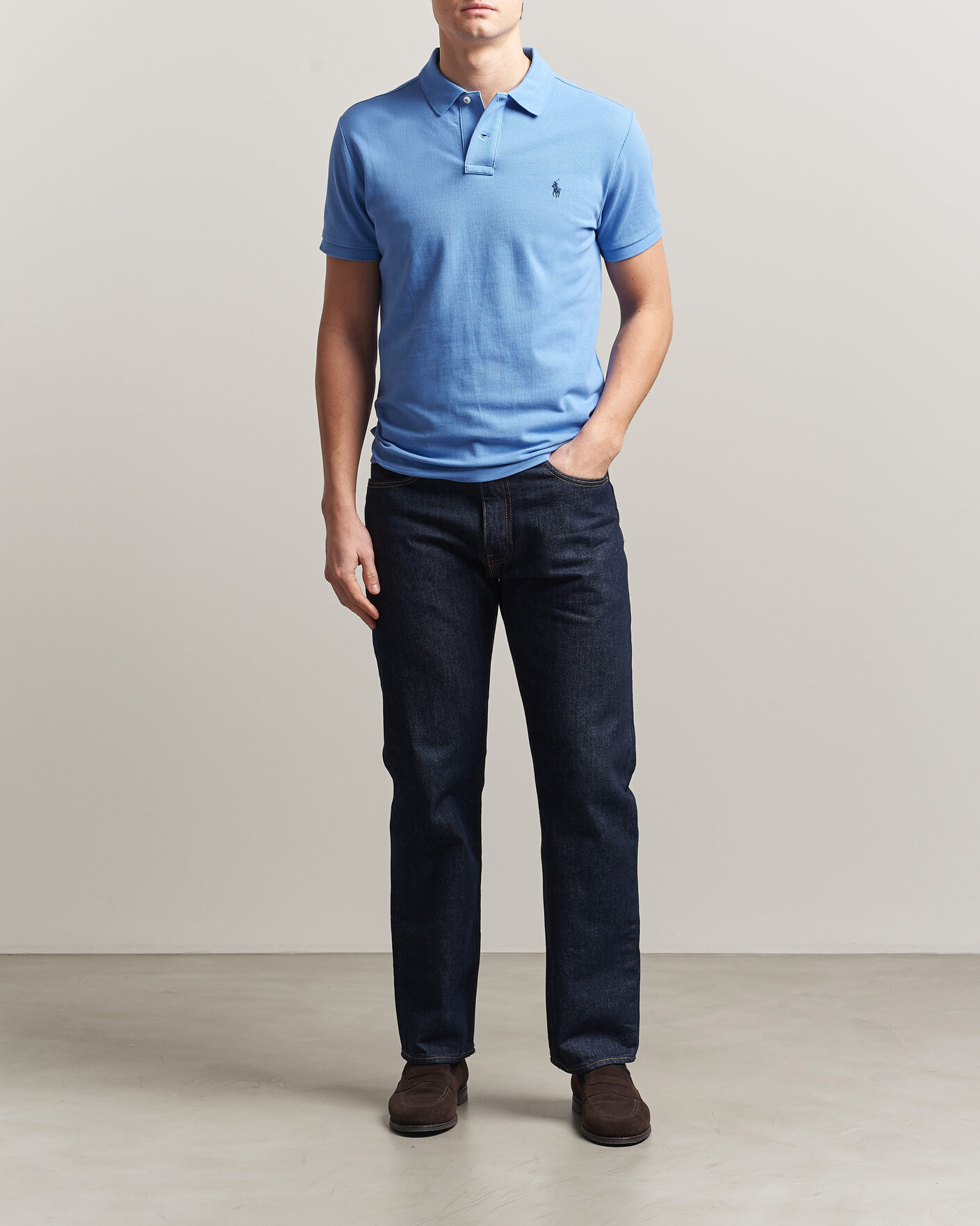 Hombres | Polos | Polo Ralph Lauren | Slim Fit Polo Harbour Island Blue