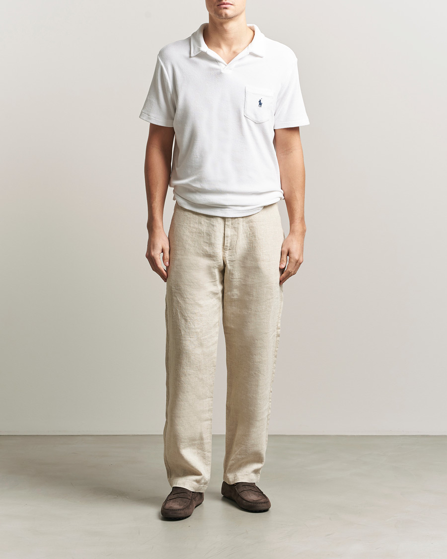 Hombres | Polos | Polo Ralph Lauren | Cotton Terry Polo White