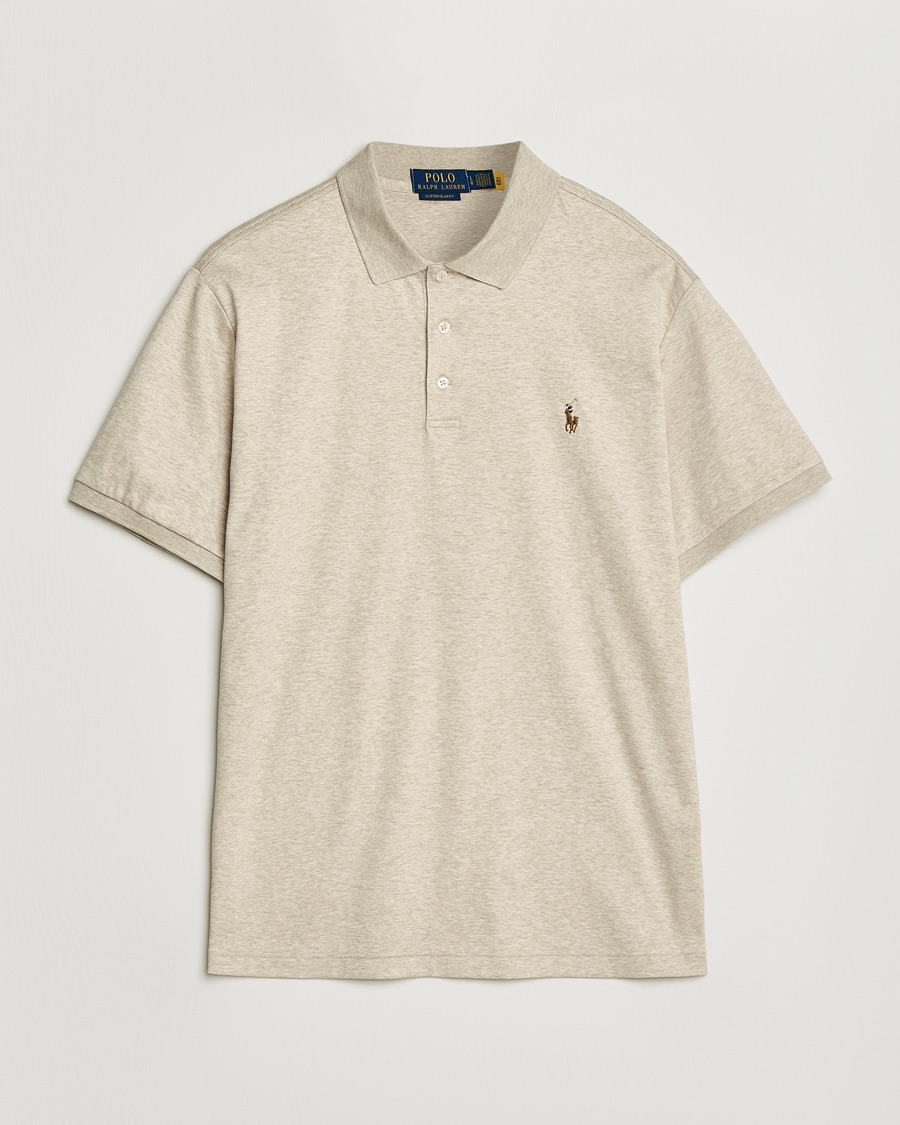 Hombres | Polos | Polo Ralph Lauren | Luxury Pima Cotton Polo Expedition Dune Heather