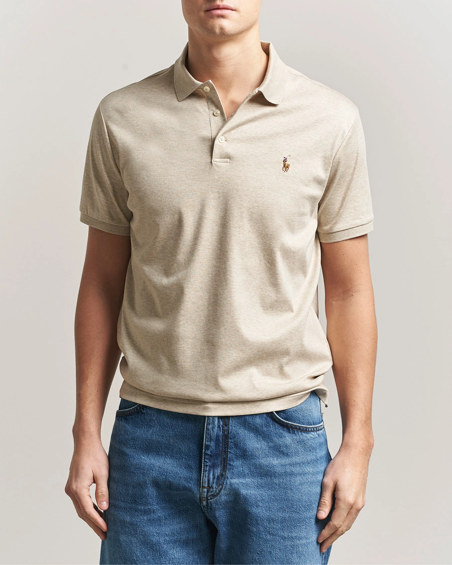 Hombres | Polos | Polo Ralph Lauren | Luxury Pima Cotton Polo Expedition Dune Heather