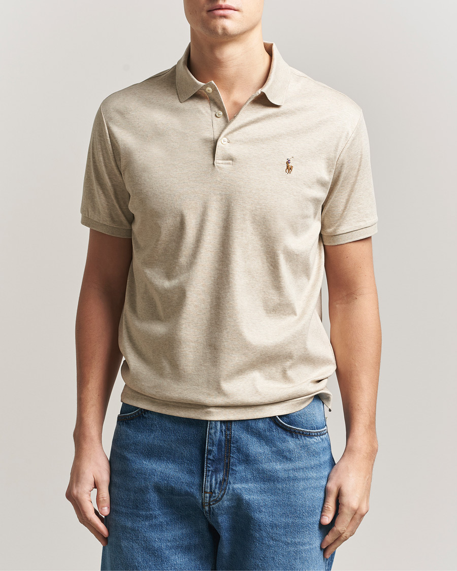Hombres | Polos | Polo Ralph Lauren | Luxury Pima Cotton Polo Expedition Dune Heather