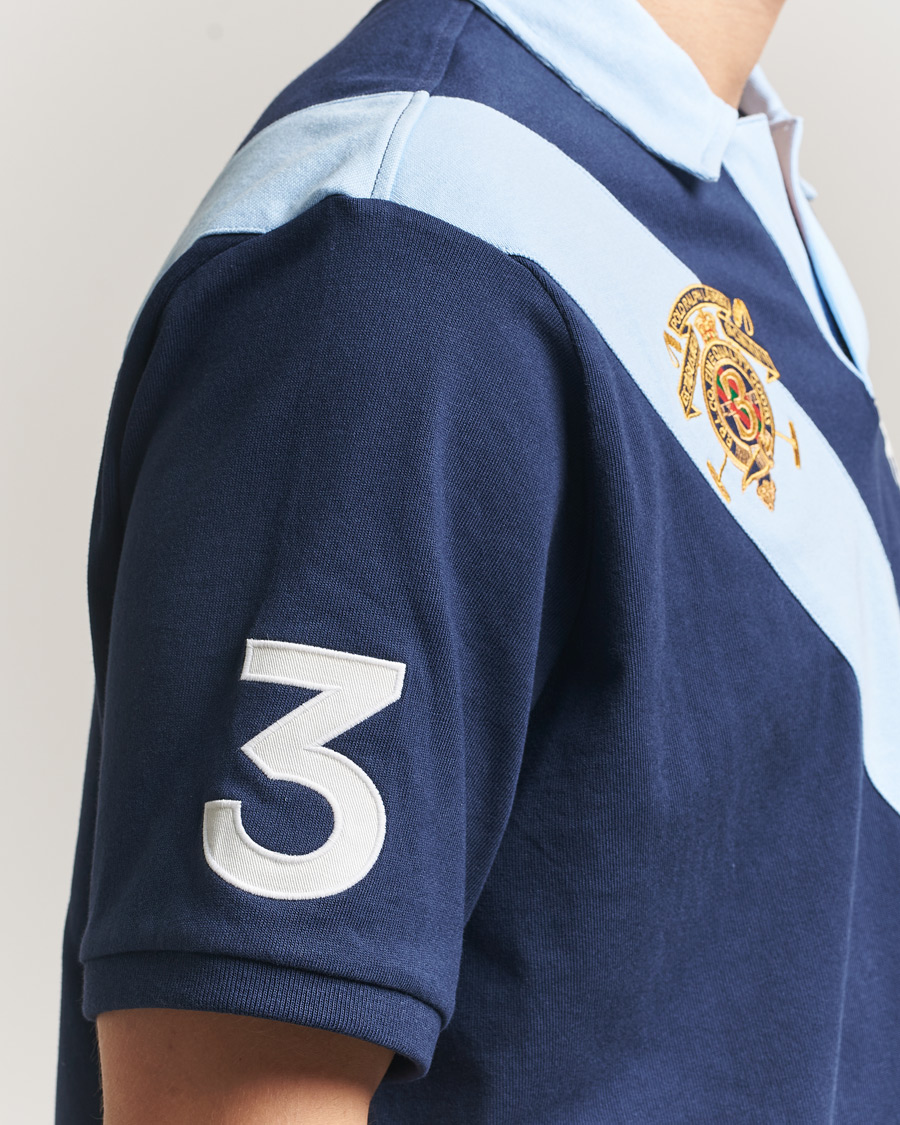 Hombres | Polos | Polo Ralph Lauren | Diagonal Striped Polo Newport Navy