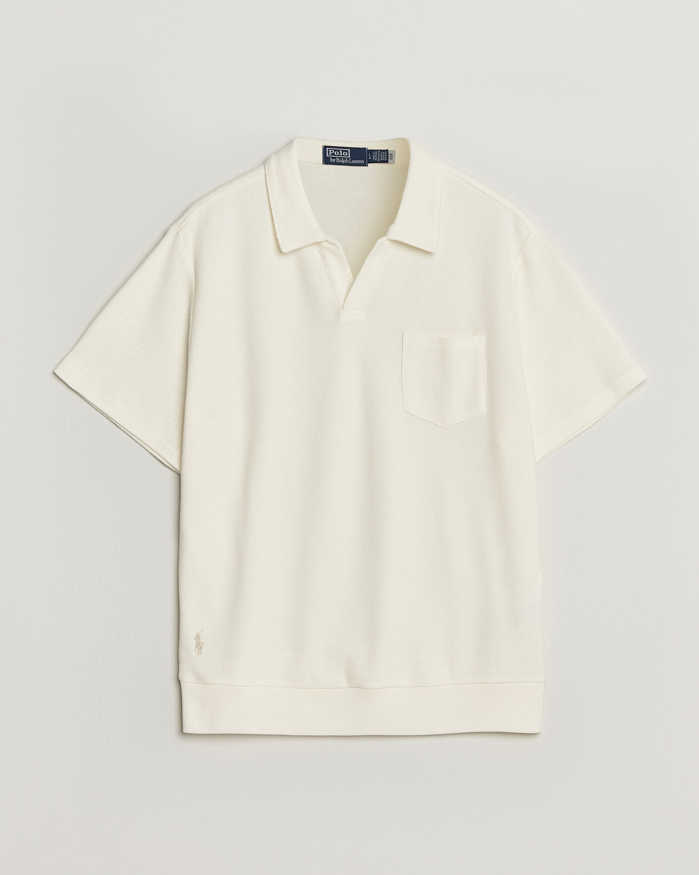 Hombres | Polos | Polo Ralph Lauren | Knitted Polo Pale Cream