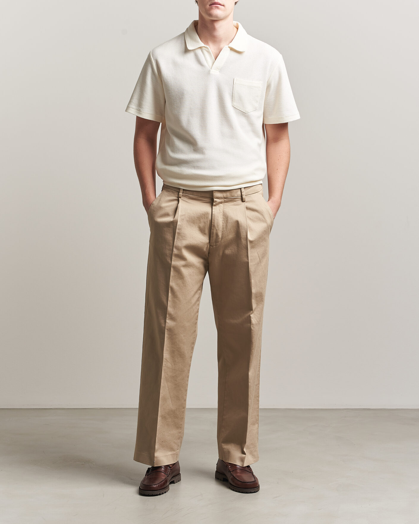 Hombres | Polos | Polo Ralph Lauren | Knitted Polo Pale Cream
