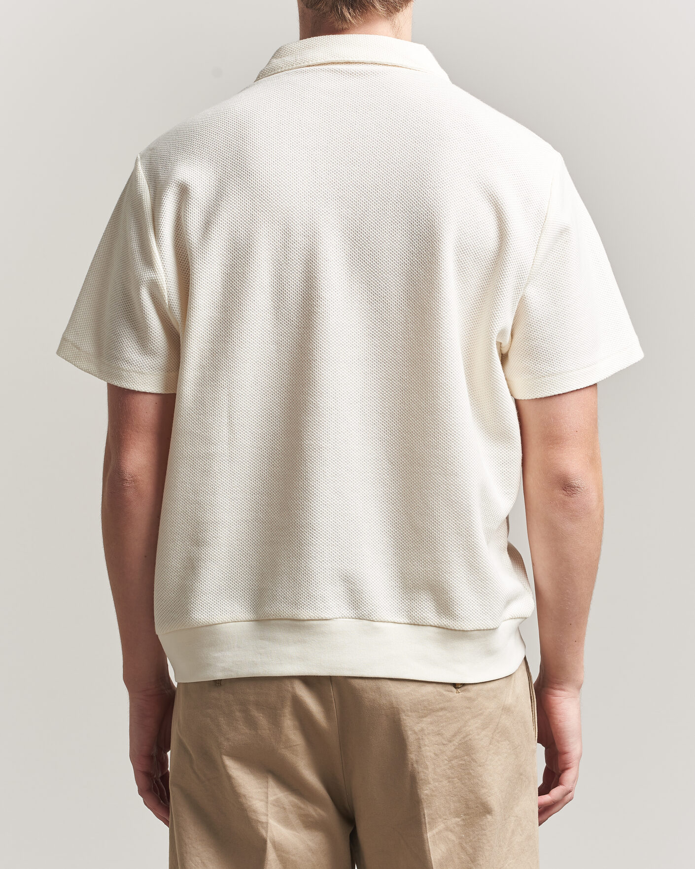 Hombres | Polos | Polo Ralph Lauren | Knitted Polo Pale Cream