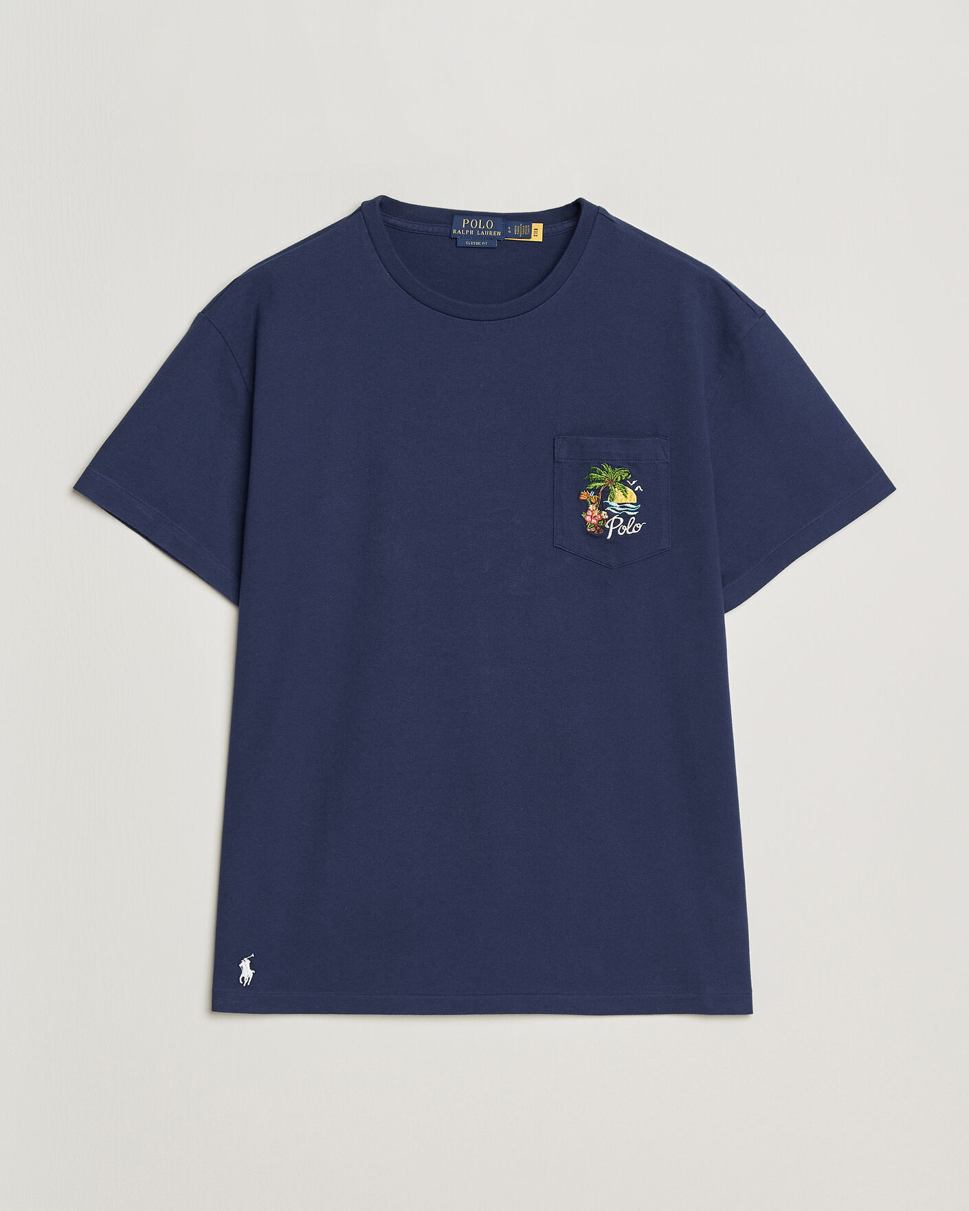 Hombres | Camisetas | Polo Ralph Lauren | Jersey Printed T-Shirt Dark Cobalt