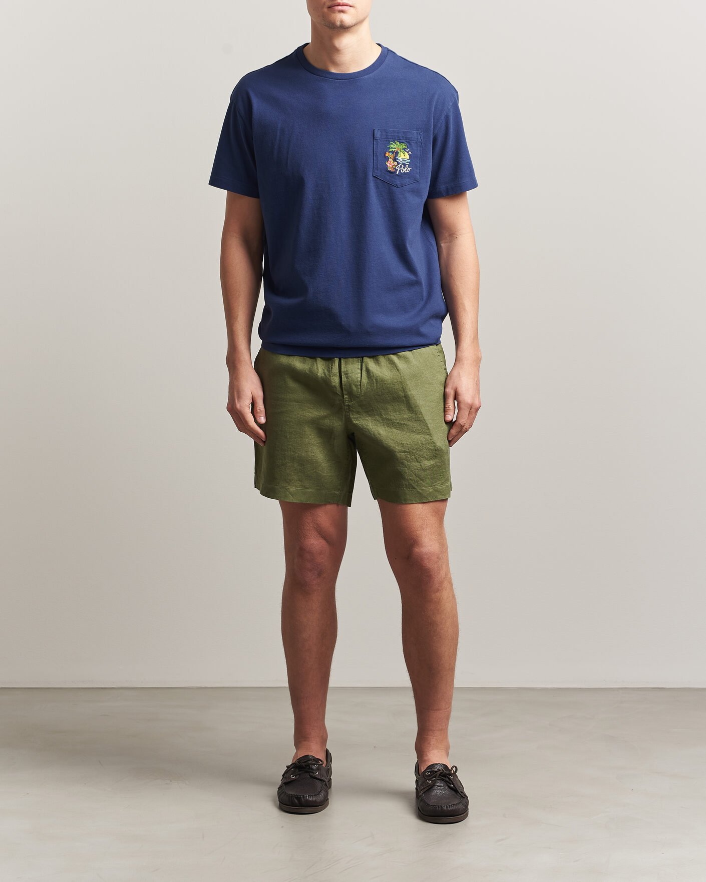 Hombres | Camisetas | Polo Ralph Lauren | Jersey Printed T-Shirt Dark Cobalt