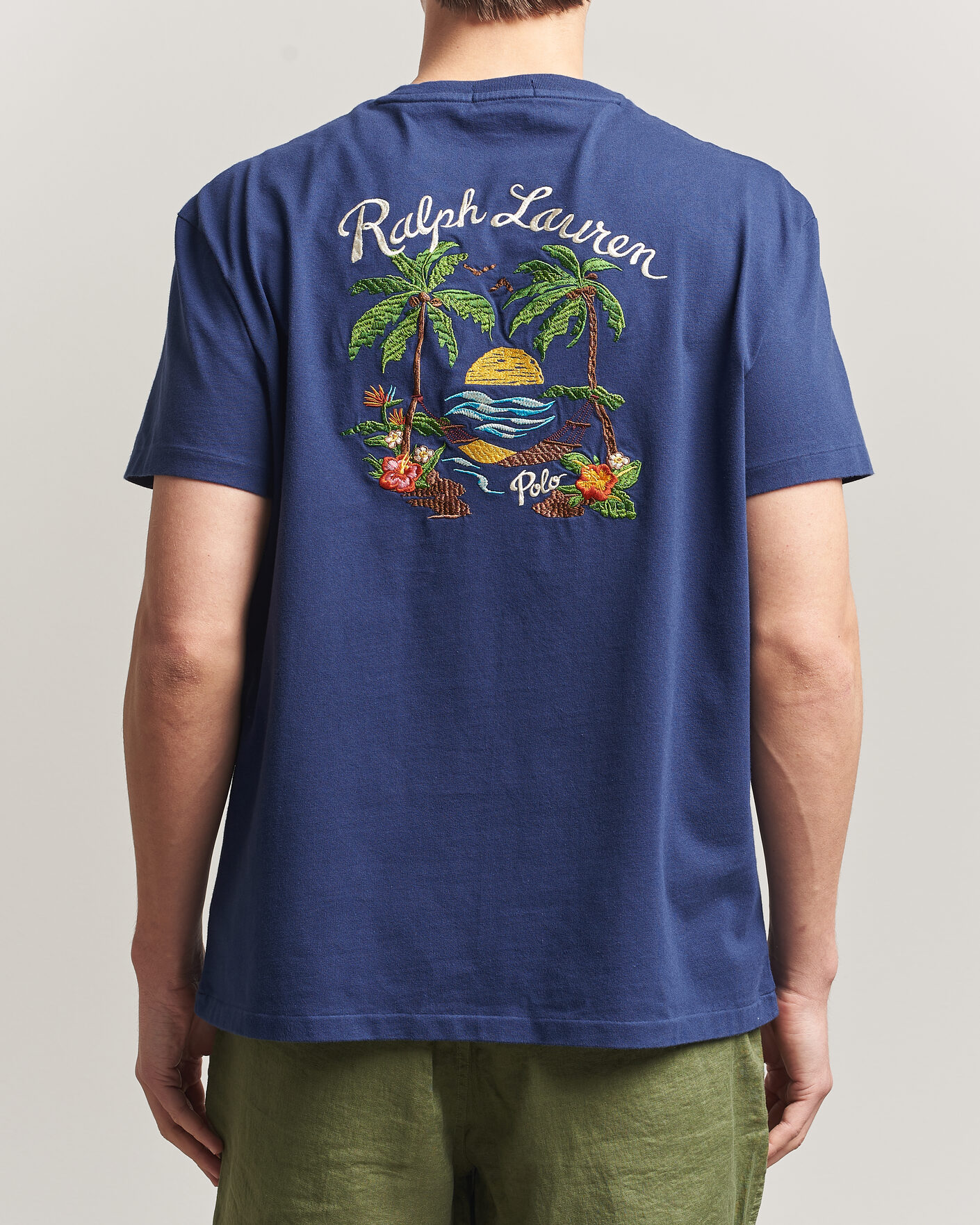 Hombres | Camisetas | Polo Ralph Lauren | Jersey Printed T-Shirt Dark Cobalt