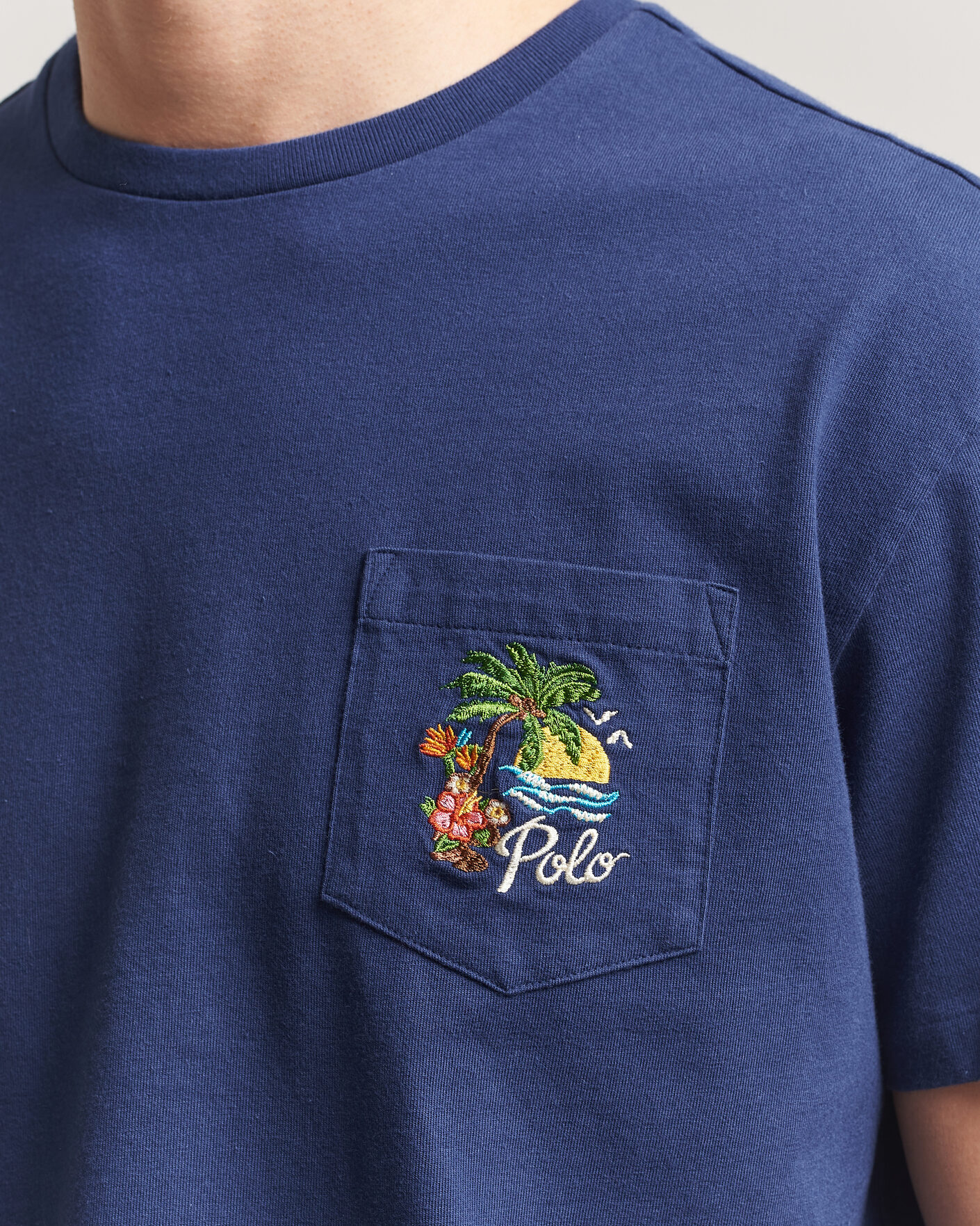 Hombres | Camisetas | Polo Ralph Lauren | Jersey Printed T-Shirt Dark Cobalt