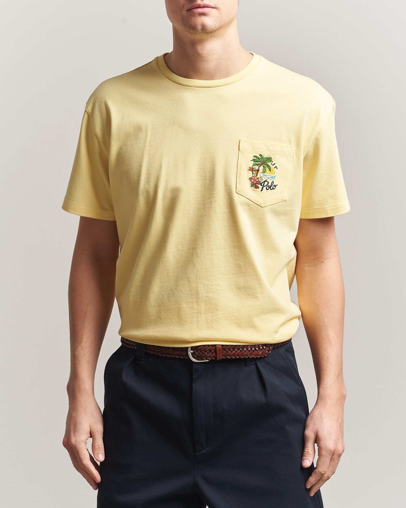 Hombres | Camisetas | Polo Ralph Lauren | Jersey Printed T-Shirt Resort Gold