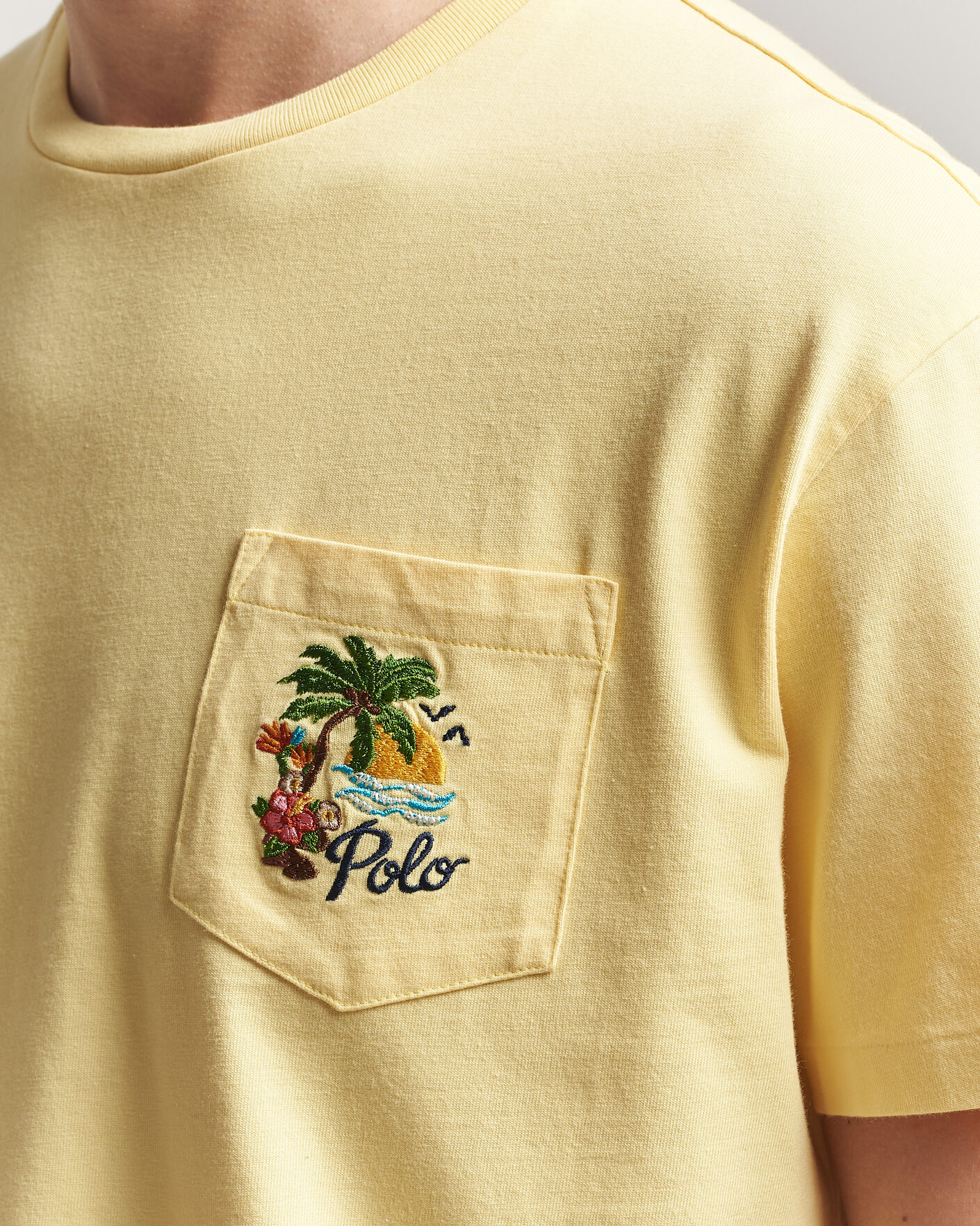 Hombres | Camisetas | Polo Ralph Lauren | Jersey Printed T-Shirt Resort Gold
