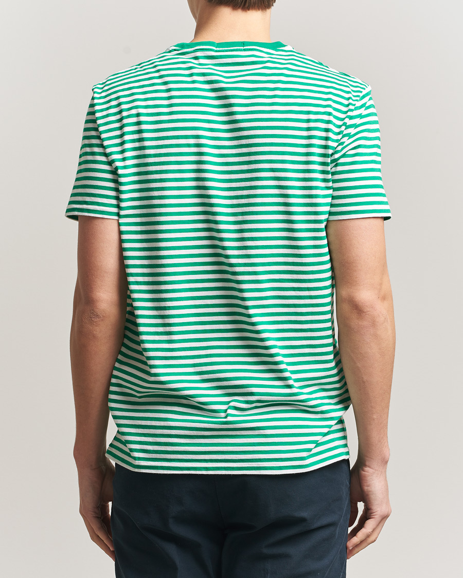 Hombres | Camisetas | Polo Ralph Lauren | Crew Neck Striped T-Shirt Billiard/White