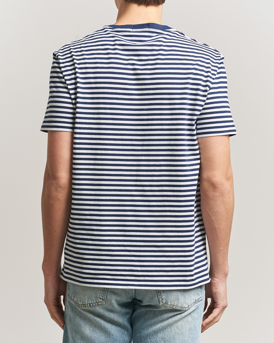 Hombres | Camisetas | Polo Ralph Lauren | Crew Neck Striped T-Shirt Newport Navy/White