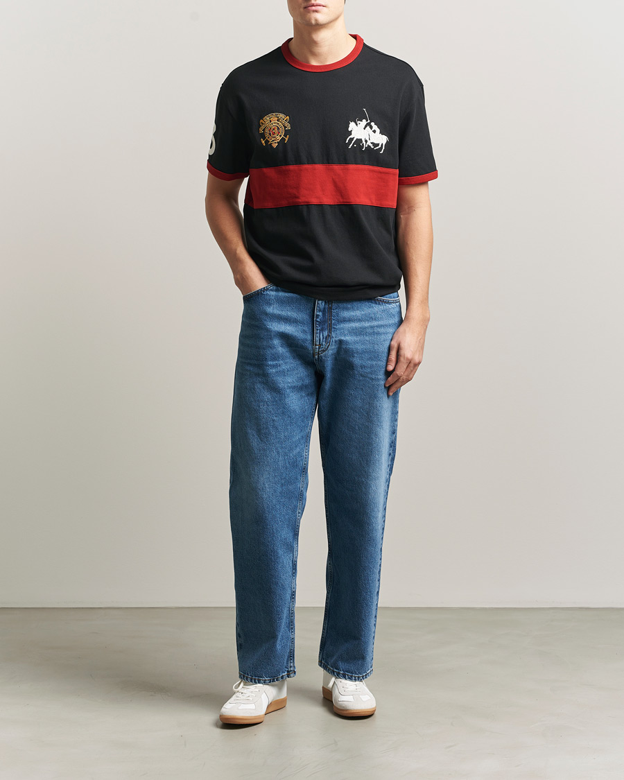 Hombres | Camisetas | Polo Ralph Lauren | Jersey Logo T-Shirt Polo Black/Sweet Tomato