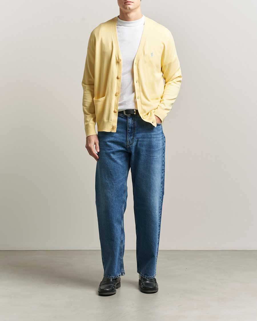Hombres | Jerséis y prendas de punto | Polo Ralph Lauren | Cotton Cardigan Wicket Yellow