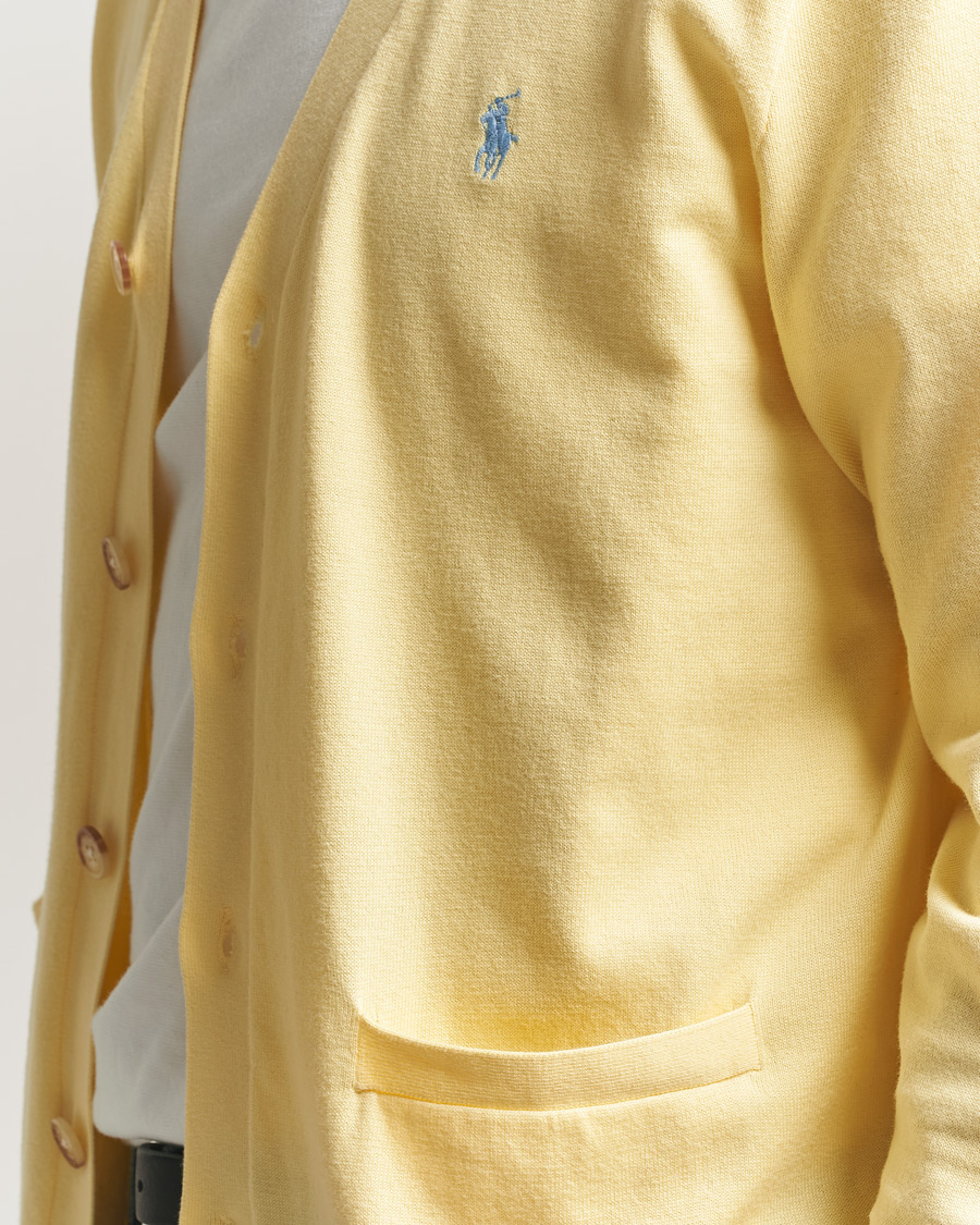 Hombres | Jerséis y prendas de punto | Polo Ralph Lauren | Cotton Cardigan Wicket Yellow