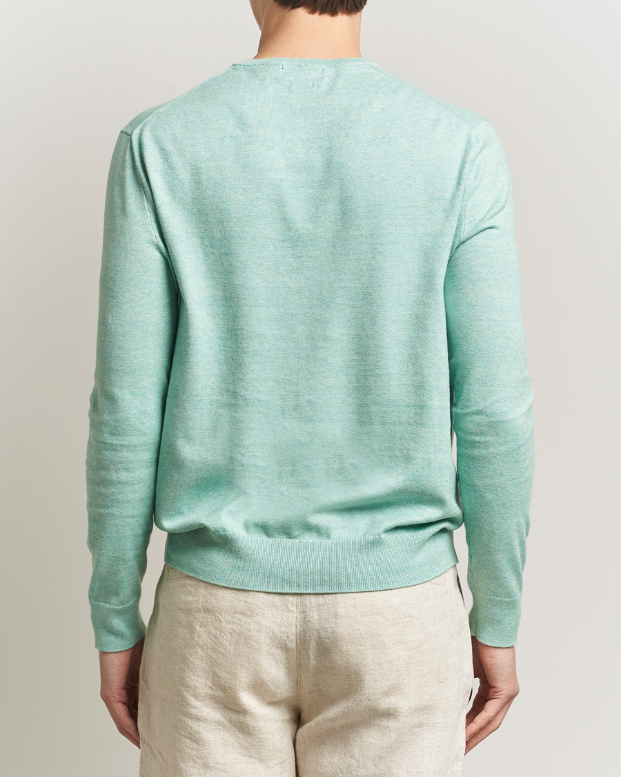 Hombres | Jerséis y prendas de punto | Polo Ralph Lauren | Cotton Crew Neck Sweater Green Heather
