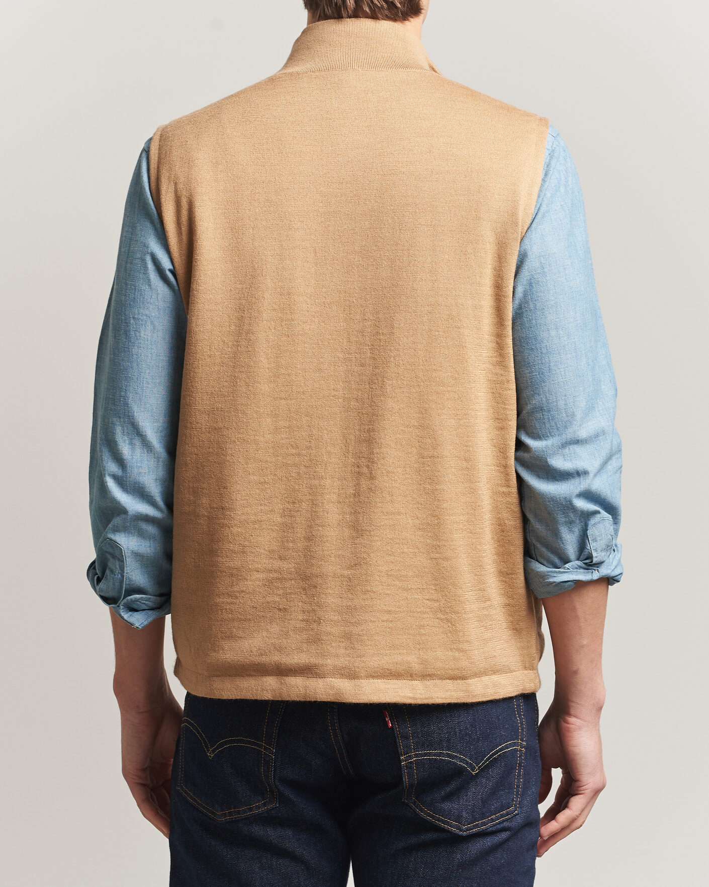 Hombres | Jerséis y prendas de punto | Polo Ralph Lauren | Wool Blend Vest Camel Combo