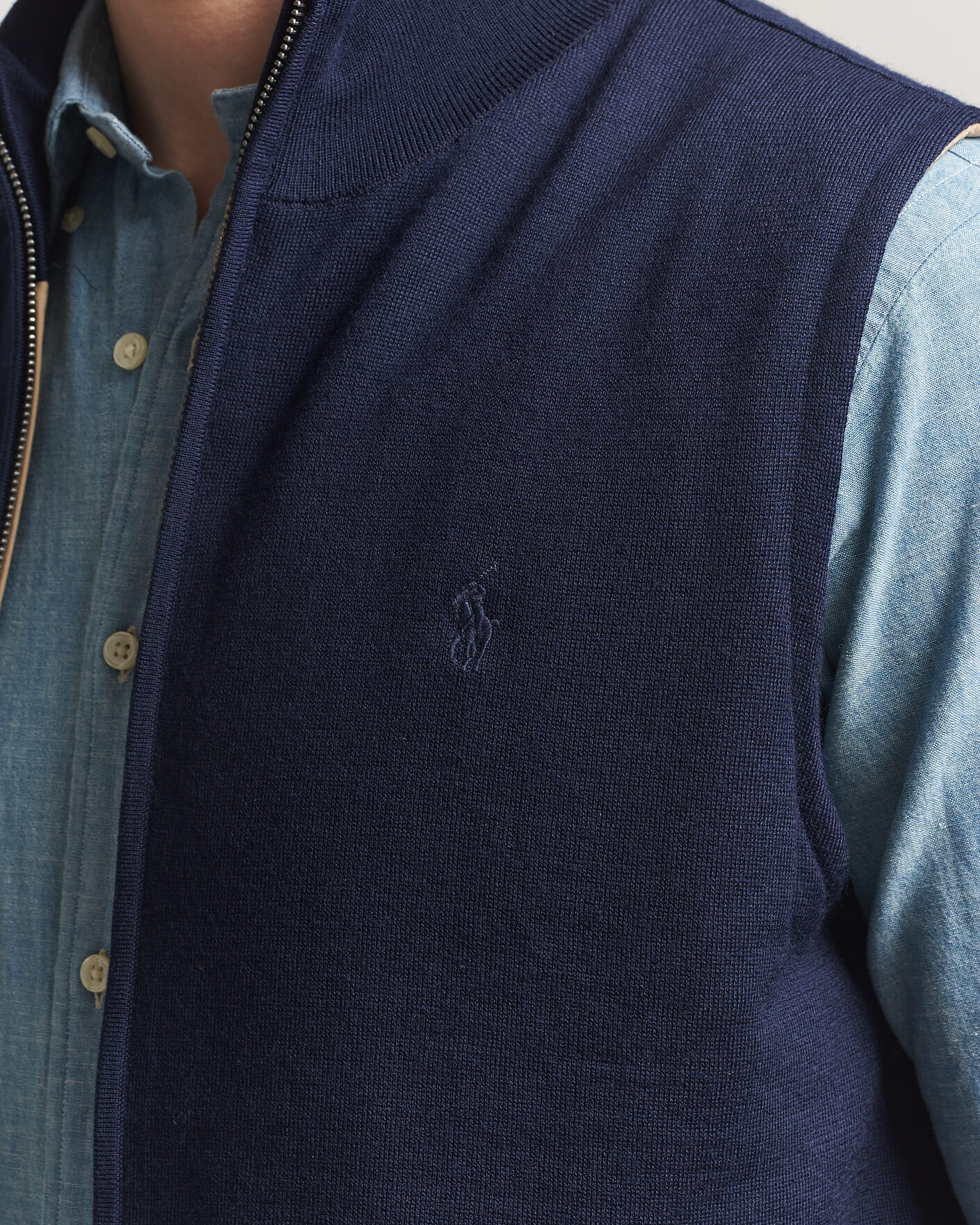 Hombres | Jerséis y prendas de punto | Polo Ralph Lauren | Wool Blend Vest Navy Combo