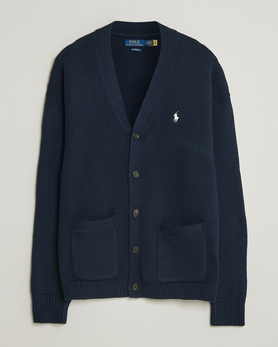 Hombres | Jerséis y prendas de punto | Polo Ralph Lauren | Cotton Cardigan Hunter Navy