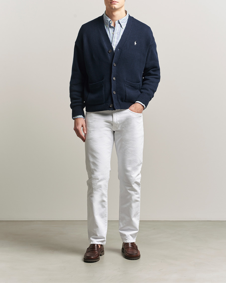 Hombres | Jerséis y prendas de punto | Polo Ralph Lauren | Cotton Cardigan Hunter Navy