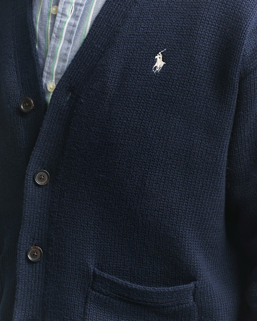Hombres | Jerséis y prendas de punto | Polo Ralph Lauren | Cotton Cardigan Hunter Navy