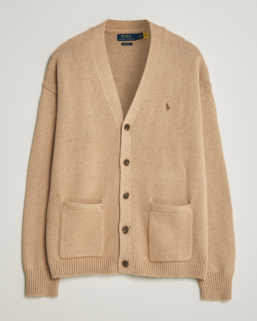 Hombres | Jerséis y prendas de punto | Polo Ralph Lauren | Cotton Cardigan Camel Melange