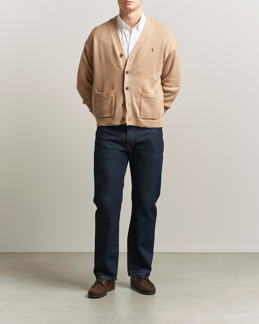 Hombres | Jerséis y prendas de punto | Polo Ralph Lauren | Cotton Cardigan Camel Melange