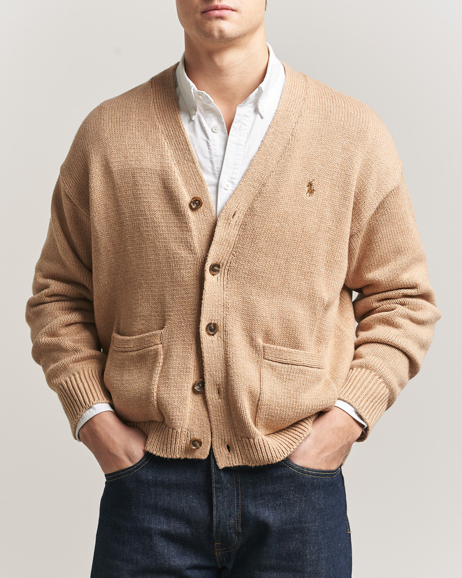 Hombres | Jerséis y prendas de punto | Polo Ralph Lauren | Cotton Cardigan Camel Melange