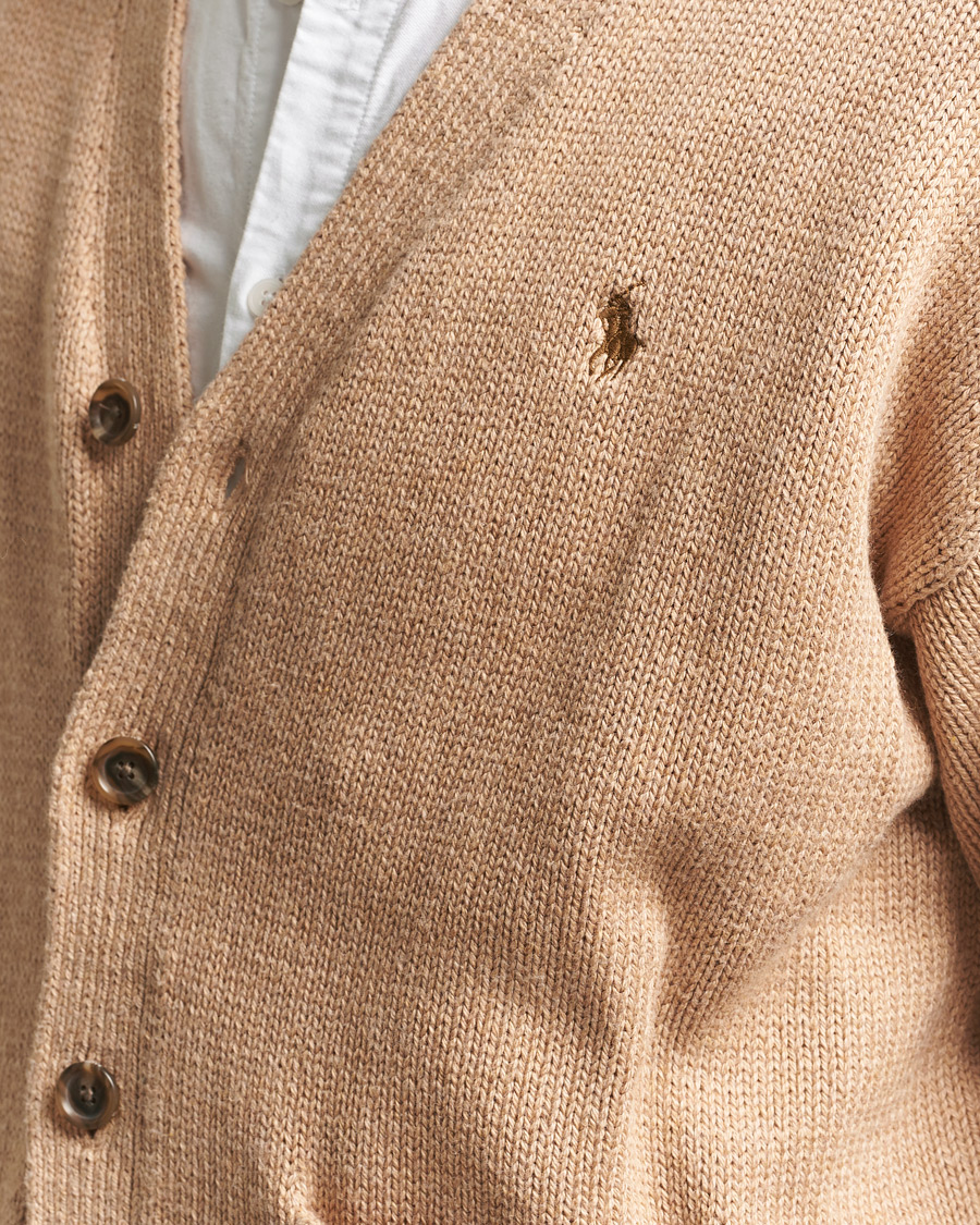Hombres | Jerséis y prendas de punto | Polo Ralph Lauren | Cotton Cardigan Camel Melange