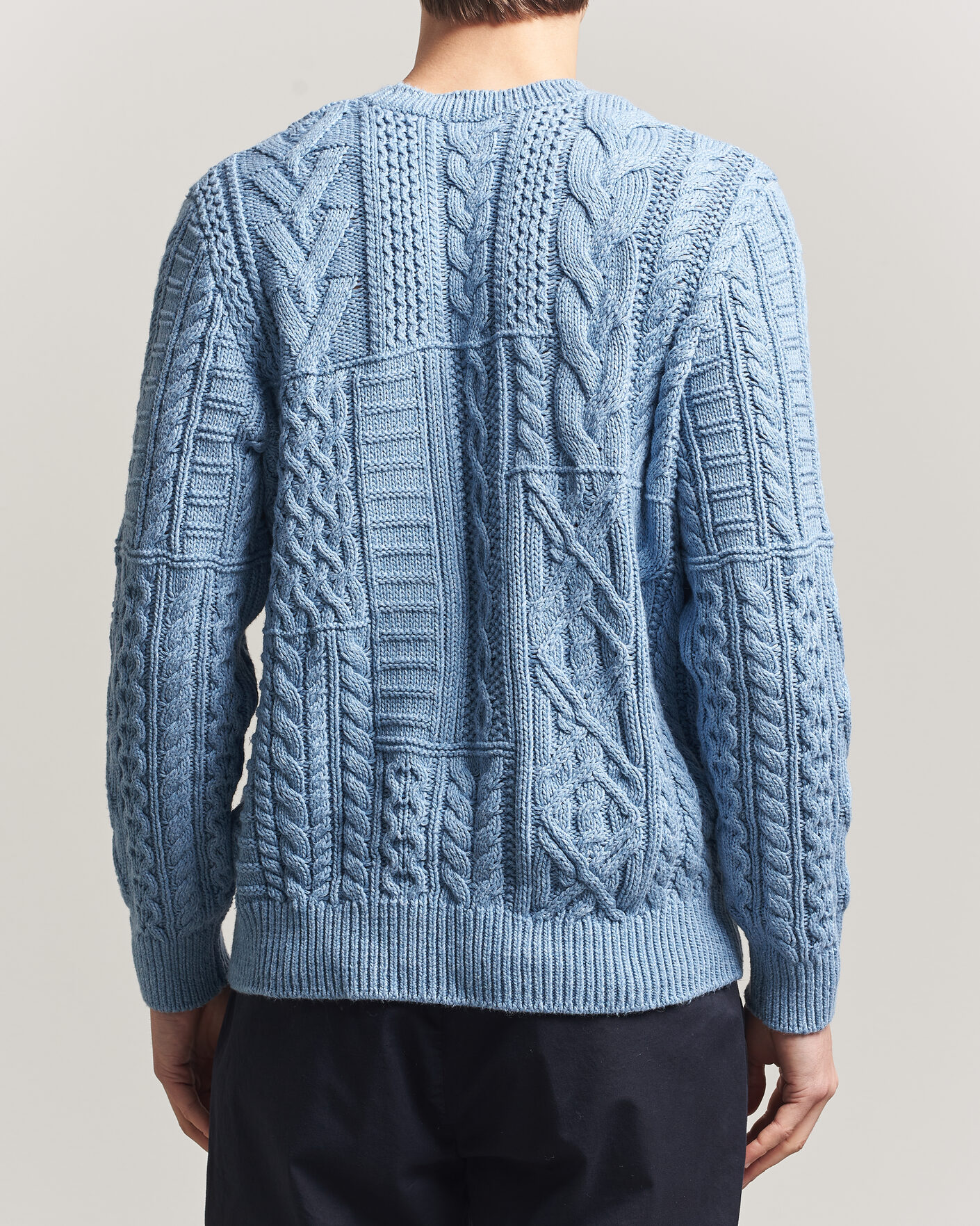 Hombres | Jerséis y prendas de punto | Polo Ralph Lauren | Cotton Flag Sweater Light Blue Combo