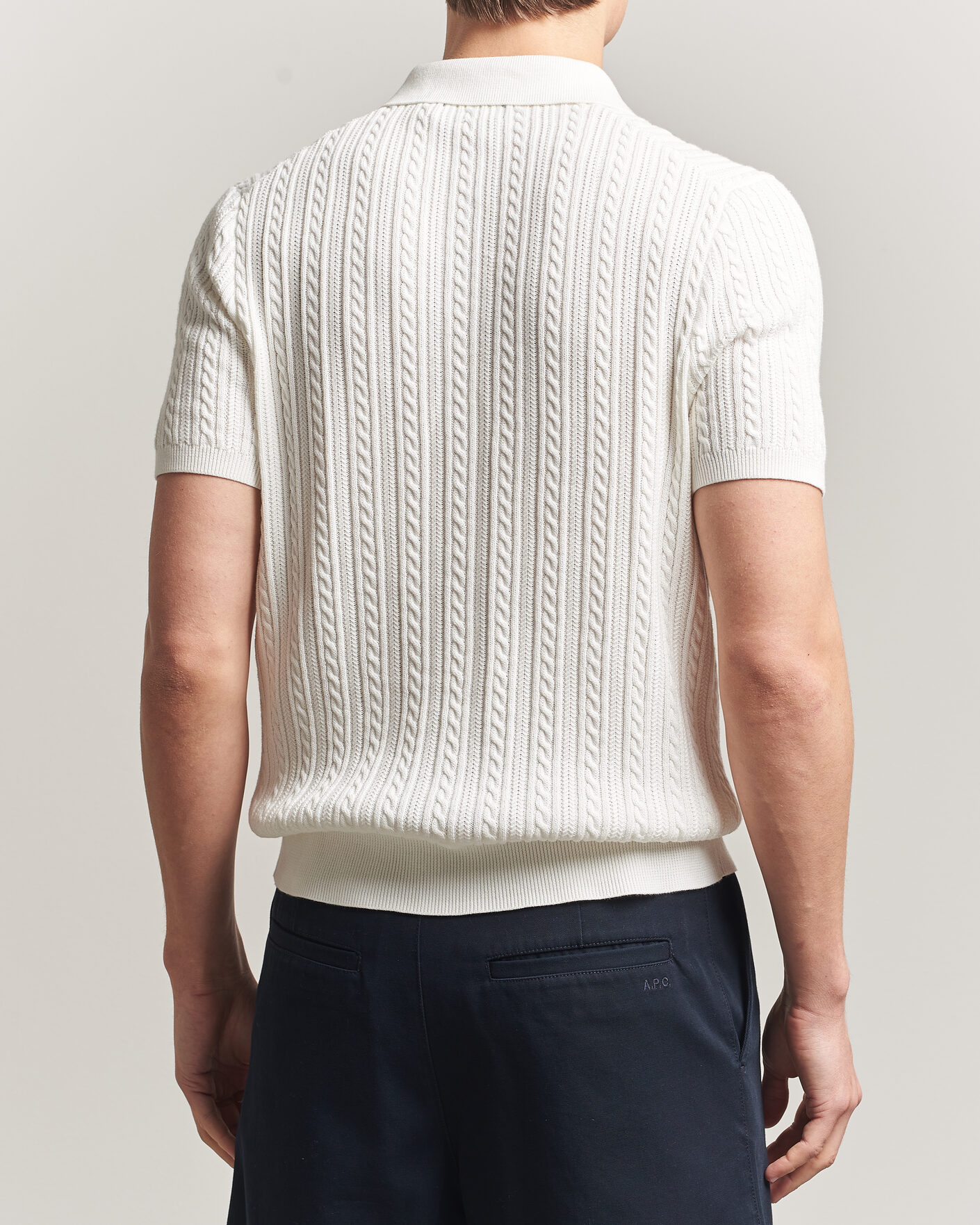 Hombres | Polos | Polo Ralph Lauren | Cotton Polo Deckwash White/Navy