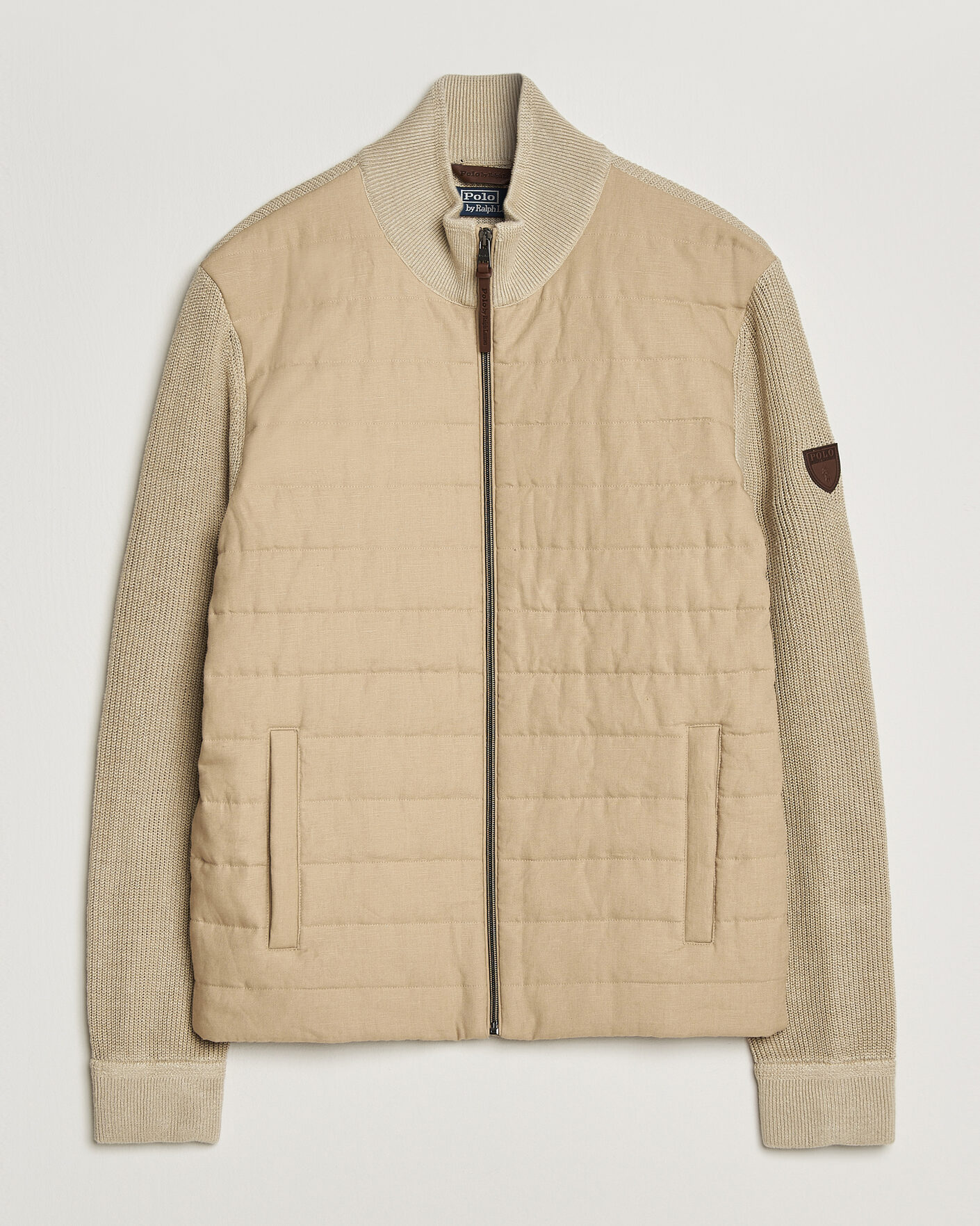 Hombres | Abrigos y chaquetas | Polo Ralph Lauren | Linen Full Zip Sweater Coastal Beige