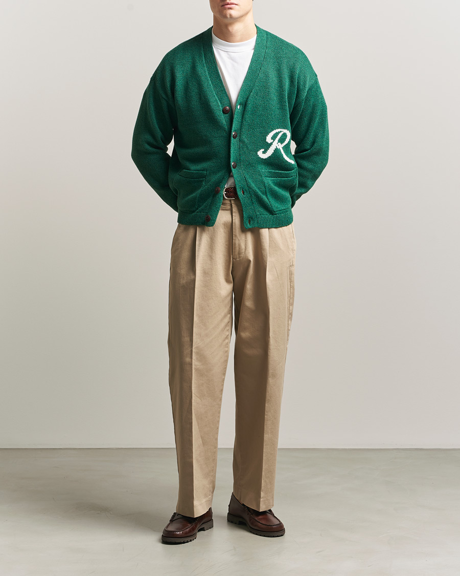 Hombres | Jerséis y prendas de punto | Polo Ralph Lauren | Linen Blend Cardigan Bay Green