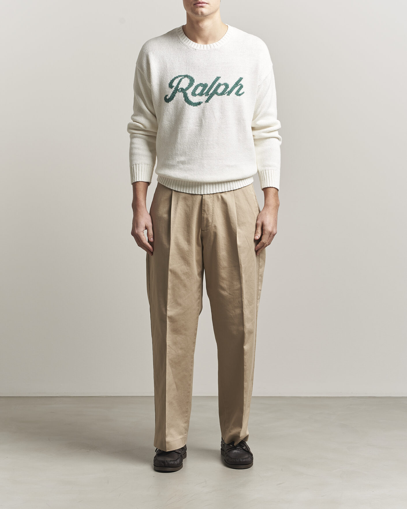 Hombres | Jerséis y prendas de punto | Polo Ralph Lauren | Linen Blend Sweater Deckwash White