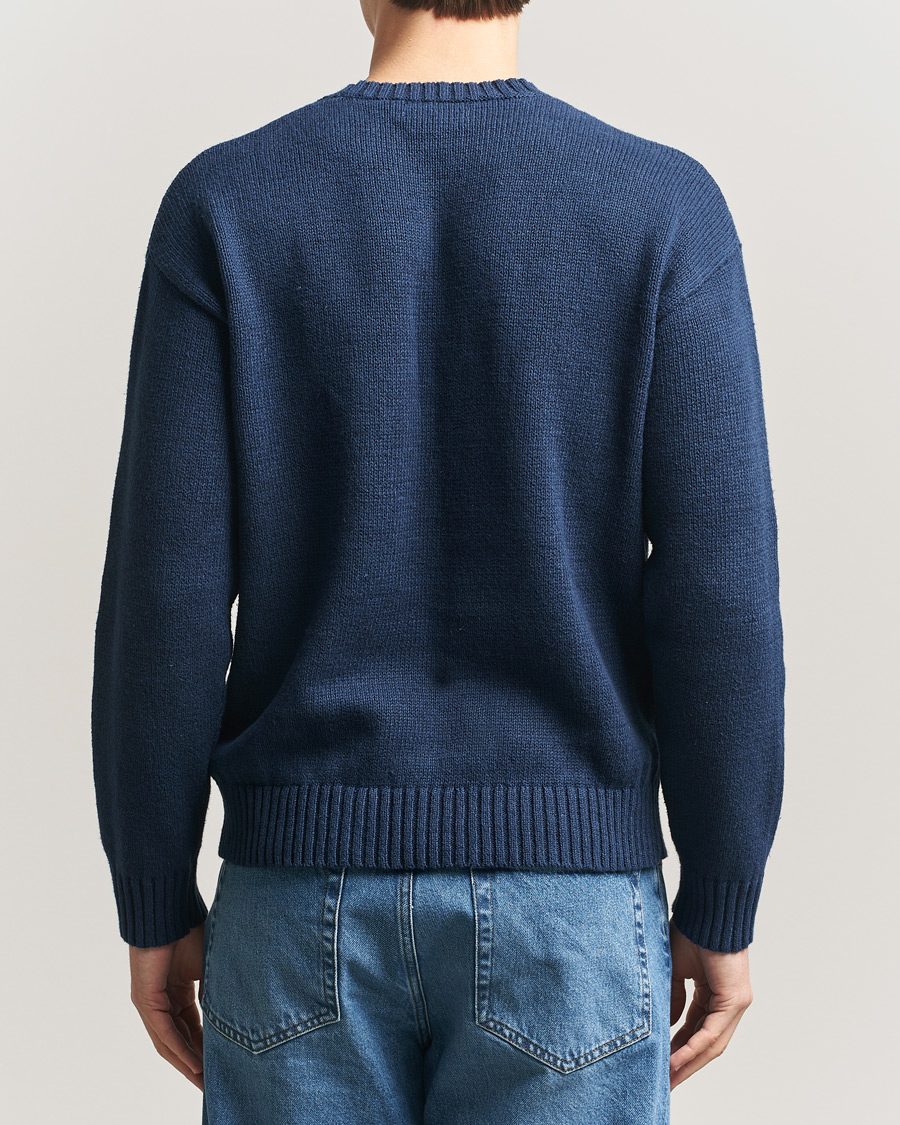 Hombres | Jerséis y prendas de punto | Polo Ralph Lauren | Linen Blend Sweater Dark Cobalt