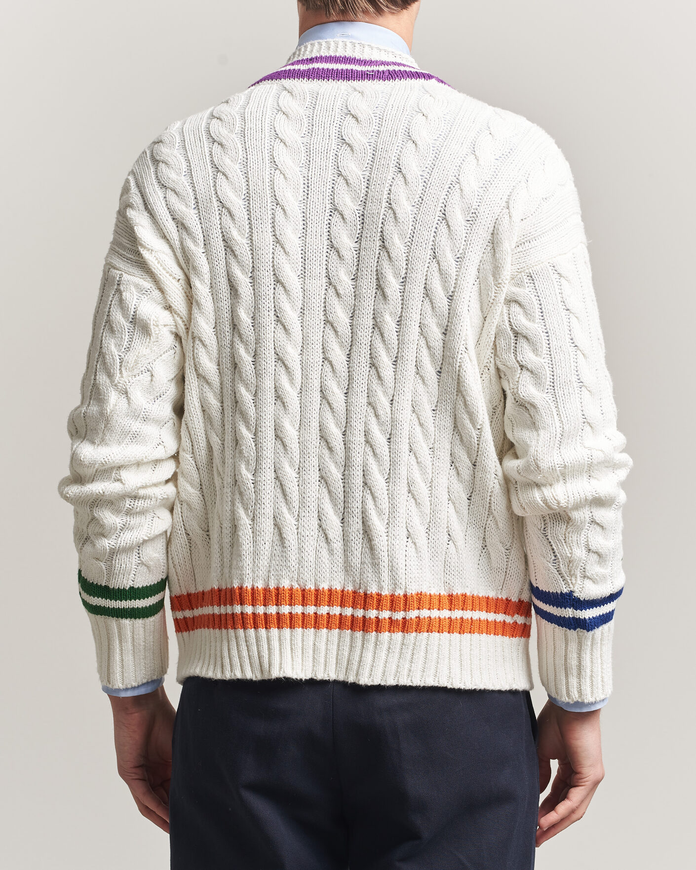 Hombres | Jerséis y prendas de punto | Polo Ralph Lauren | Cotton Linen Blend Sweater Cream Combo