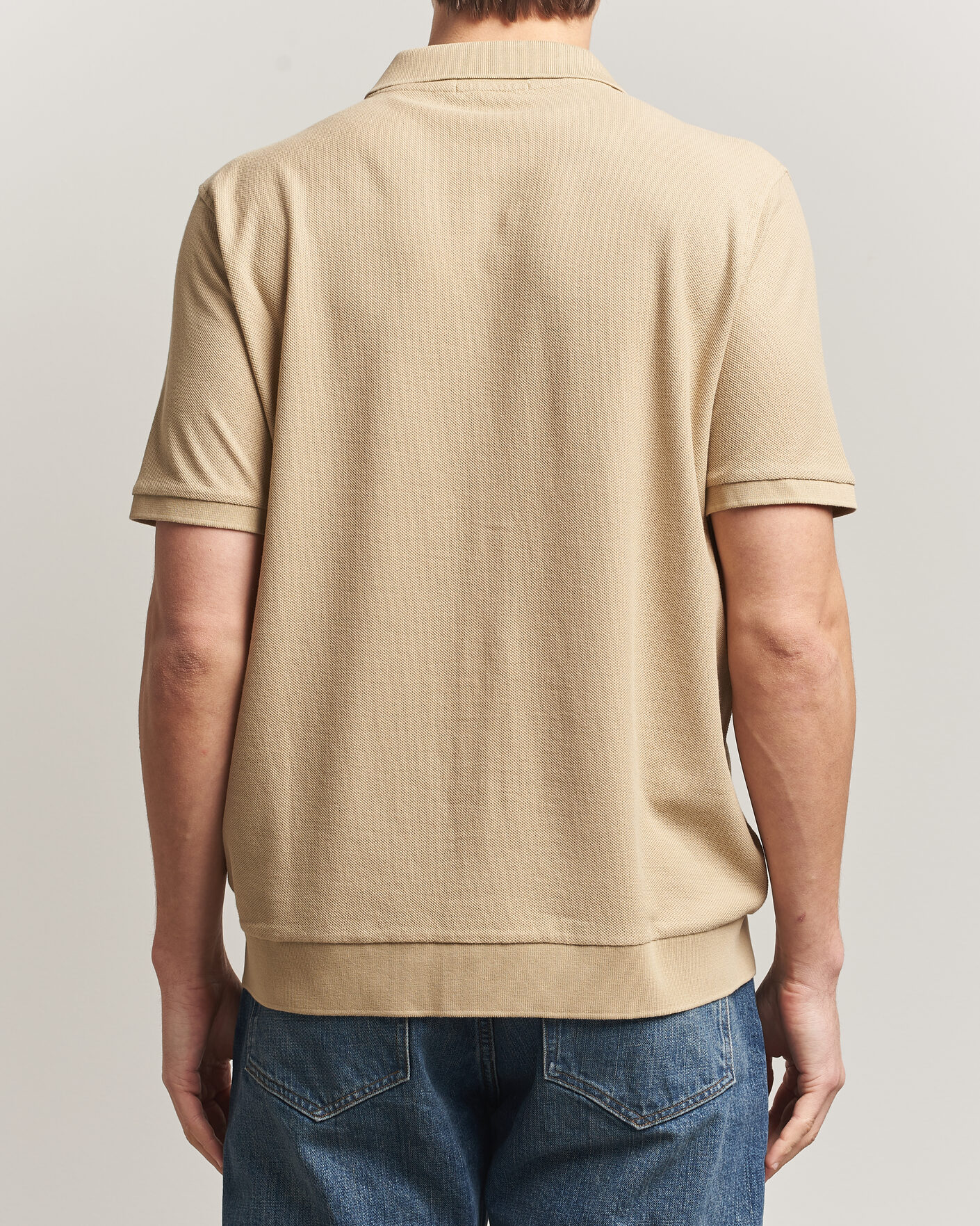 Hombres | Polos | Polo Ralph Lauren | Cotton Knitted Polo Coastal Beige