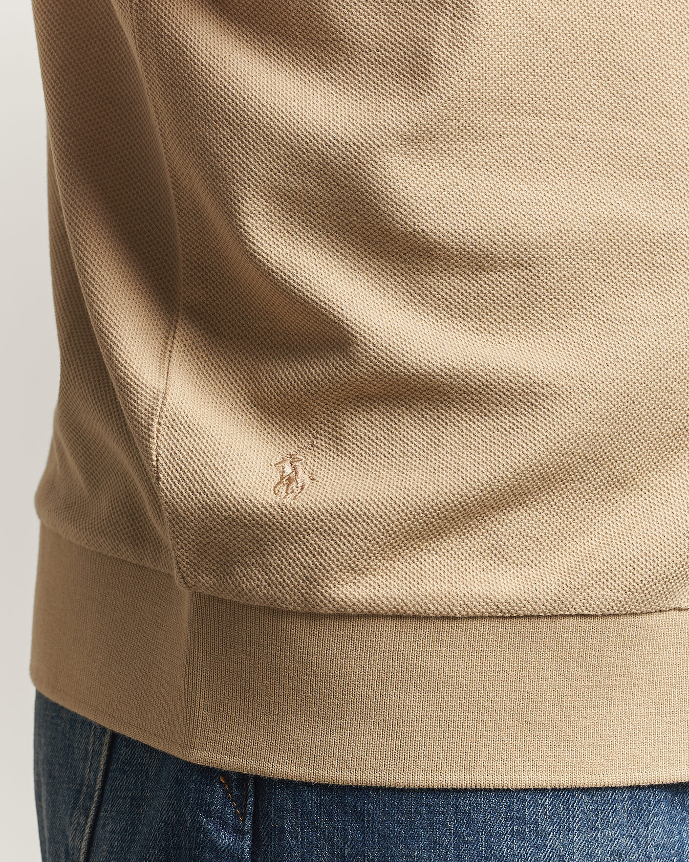 Hombres | Polos | Polo Ralph Lauren | Cotton Knitted Polo Coastal Beige