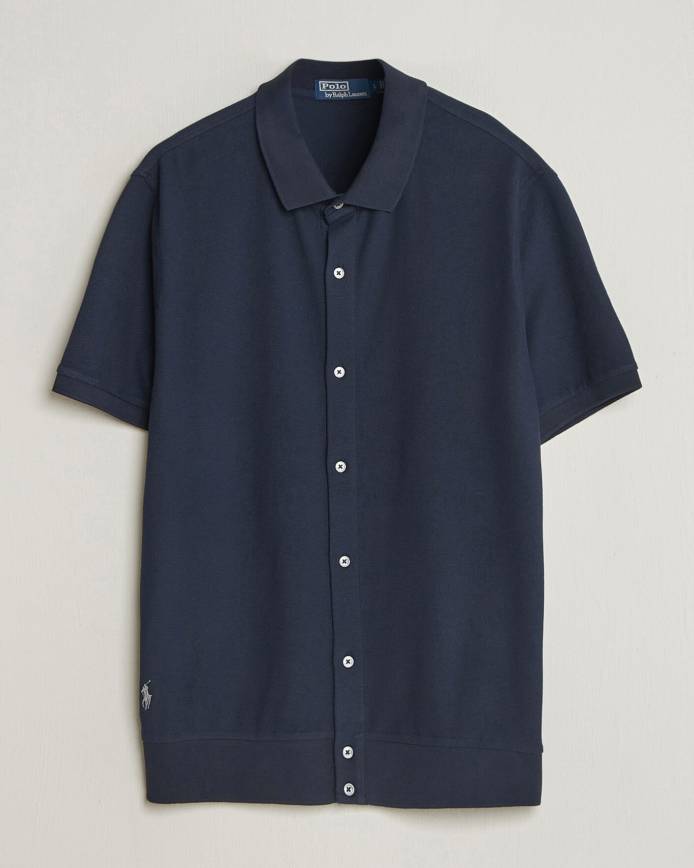 Hombres | Polos | Polo Ralph Lauren | Cotton Knitted Polo Aviator Navy